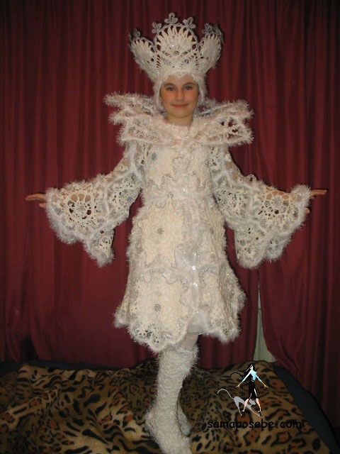 Фото костюма снежной королевы своими руками 014