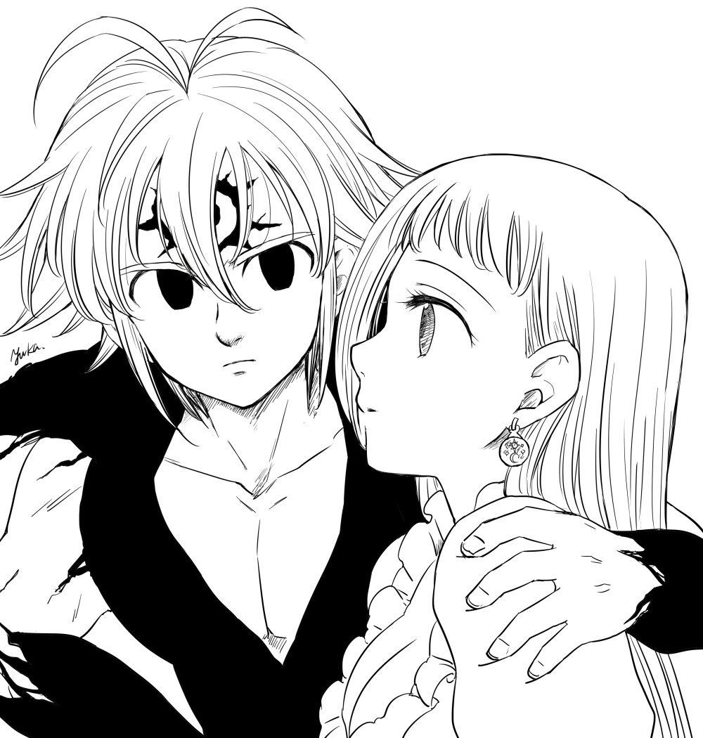 Meliodas and elizabeth kissing - 🧡 Elizabeth and Meliodas Meliodas, N...