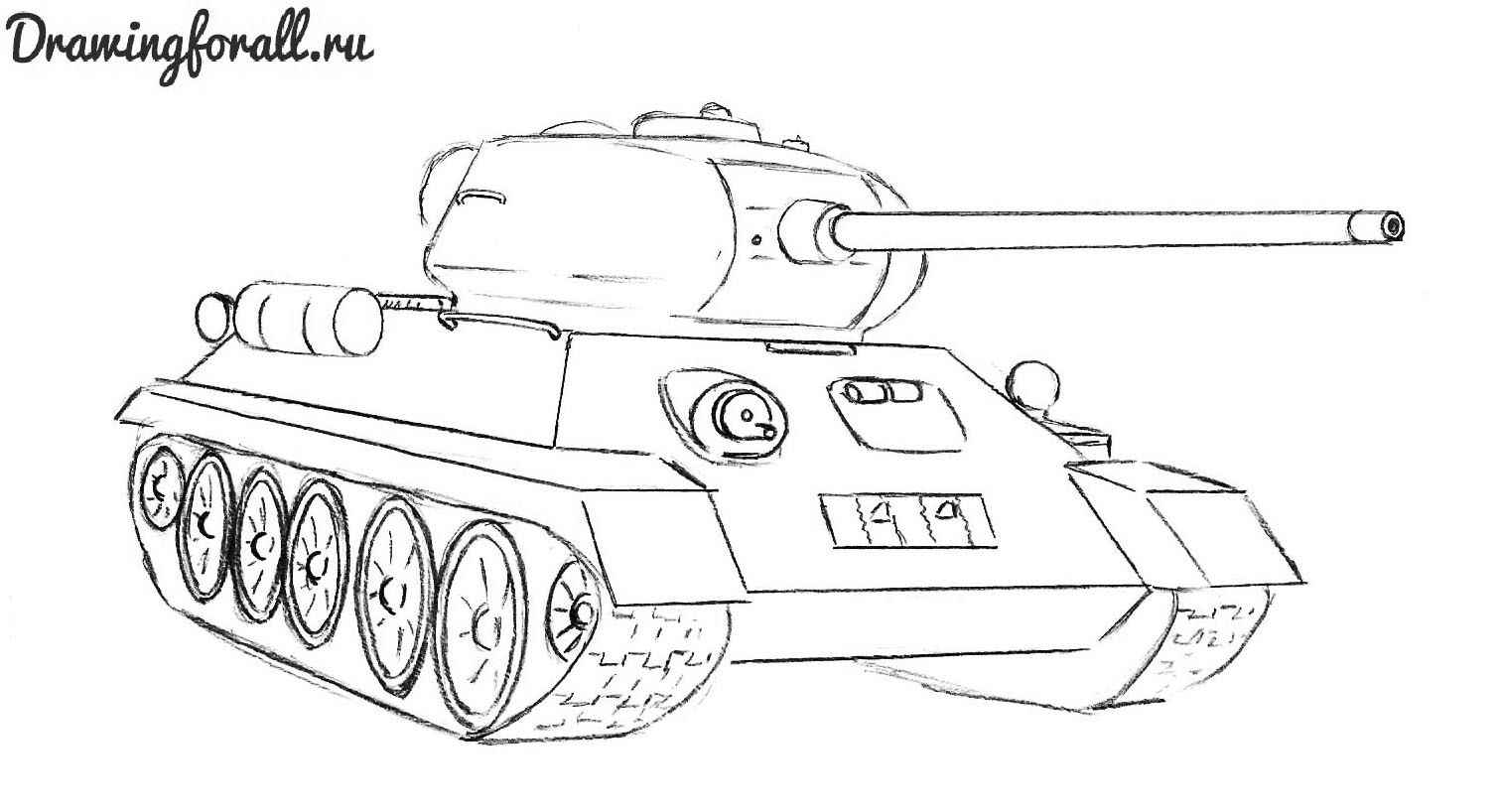Нарисовать танк легко