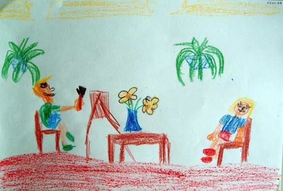 Рисование наш любимый детский сад (9)