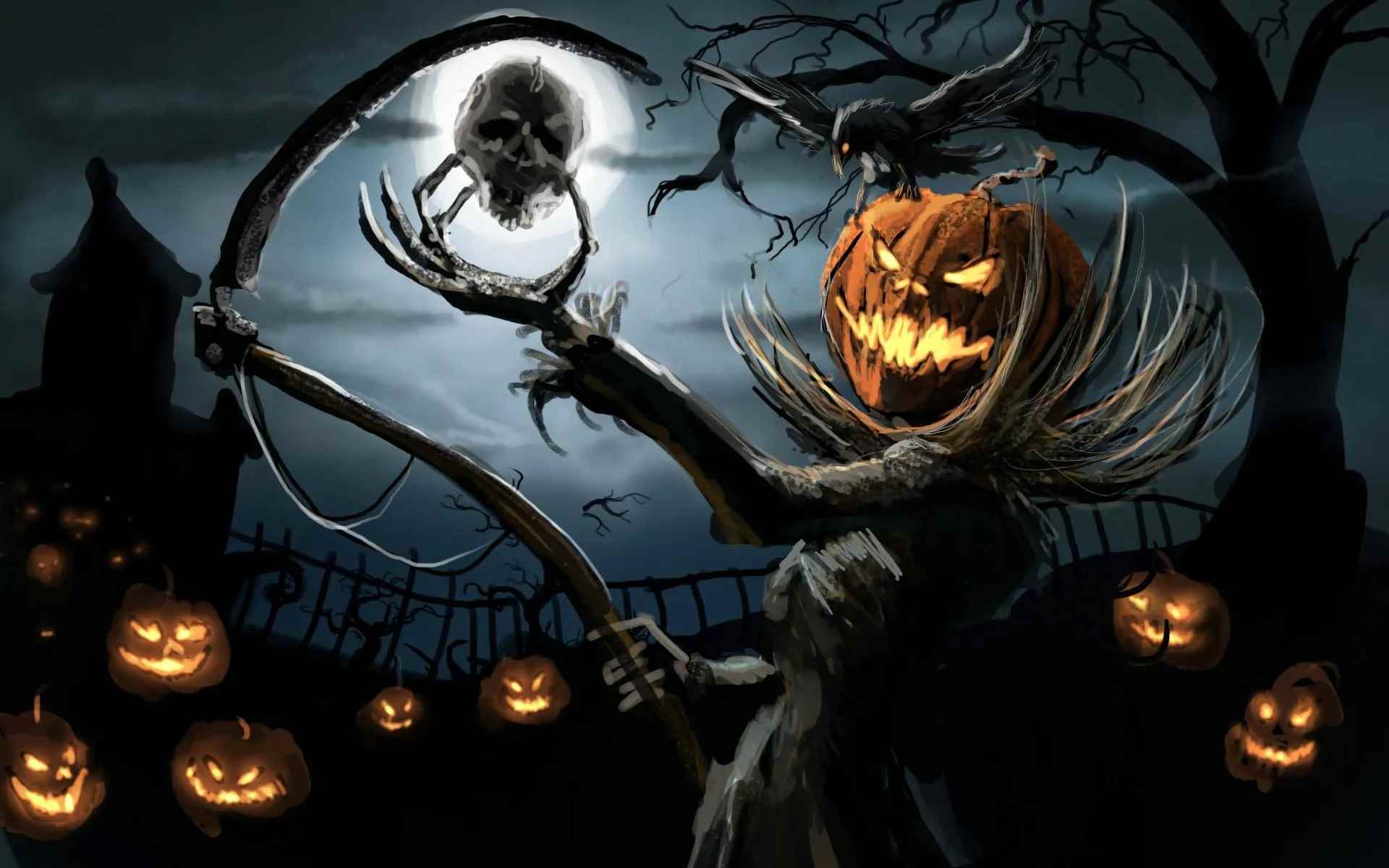 Страшная картинка хэллоуин 31 октября (5)