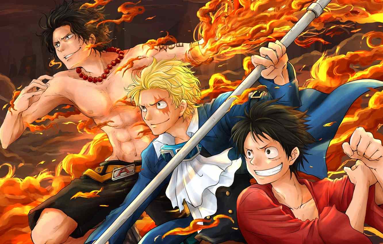 Классные обои аниме One Piece на телефон