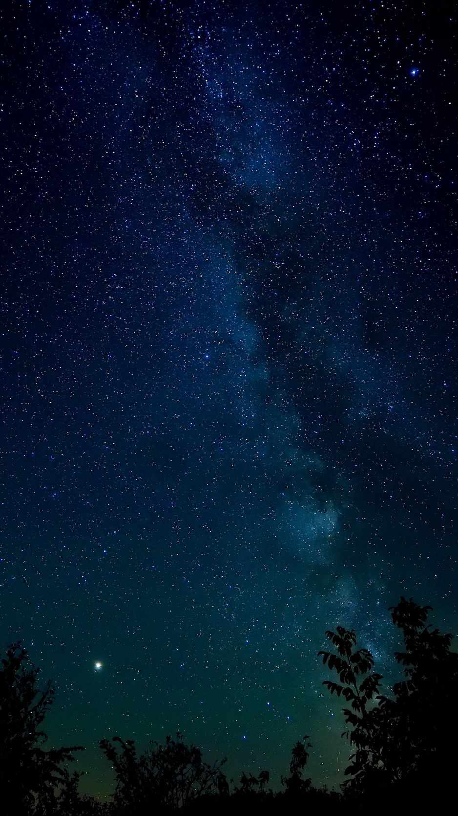 Красивое фото ночное небо со звездами 17