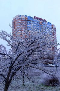 Красивый ледяной дождь в Краснодаре 20