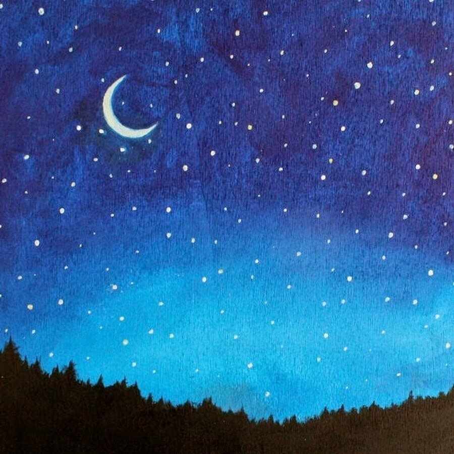 Рисунок ночного неба, коллекция 07
