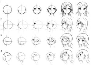 Картинки как нарисовать аниме персонажа 8