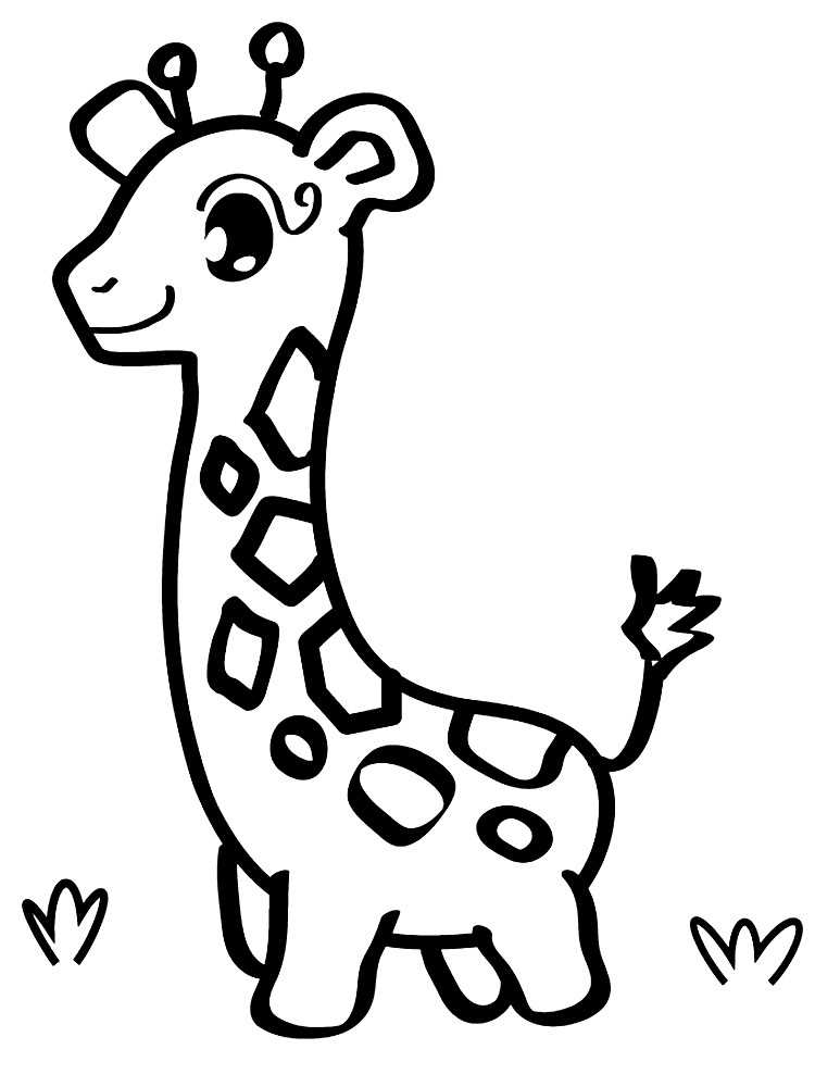 Милые рисунки животных для детей 005