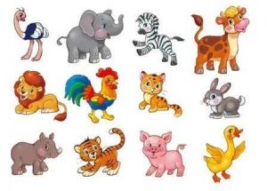 Милые рисунки животных для детей 017