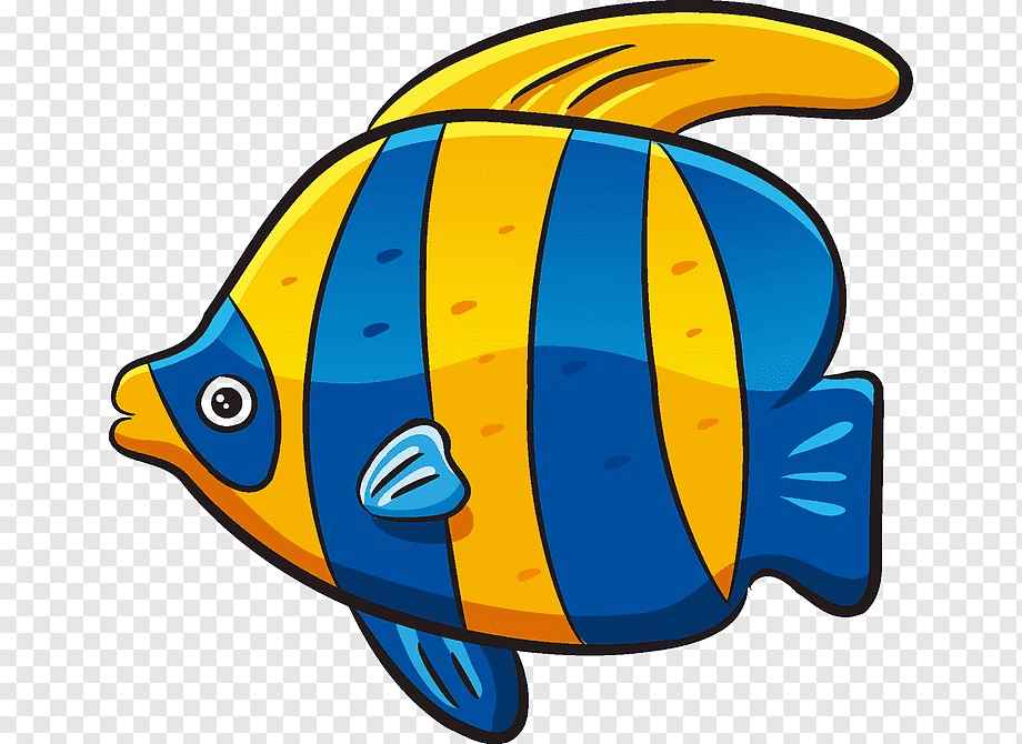 Рисунки с рыбами и морскими животными океана 009