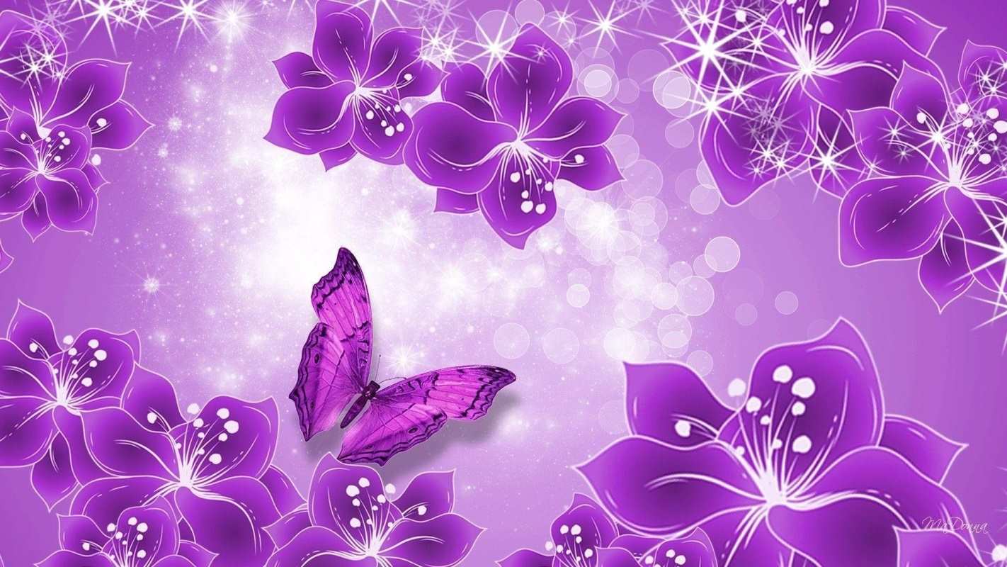 Фиолетовый фон цветы для сайтов о цветах 016