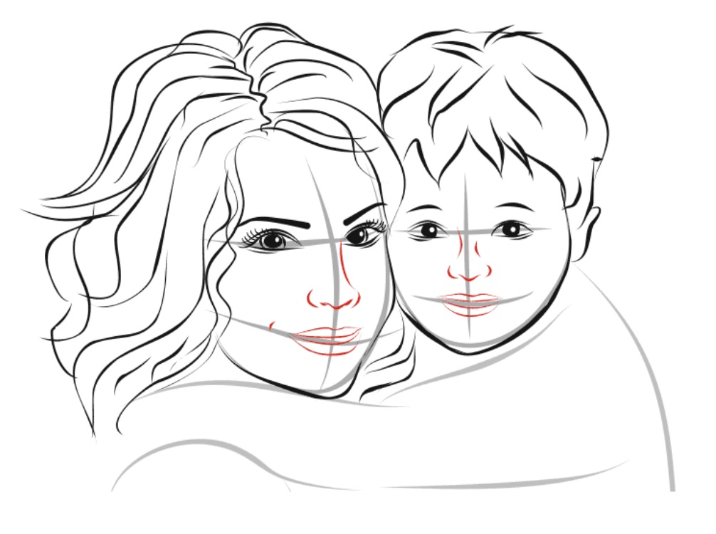 Рисунок мама карандашом красиво. Портрет мамы для детей. Рисунок ко Дню матери. Рисунок на день матери для срисовки. Картинки на день матери для срисовки.
