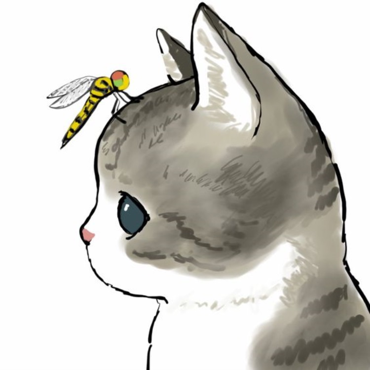 Милые Рисунки котика для срисовки, подборка 018