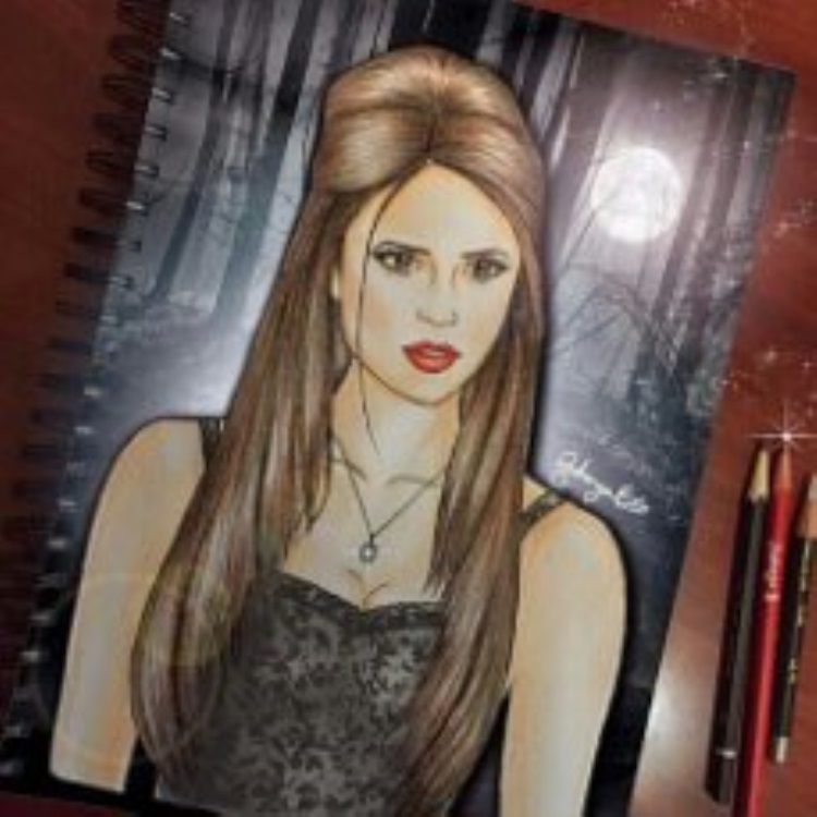 Темные Рисунки из Дневников Вампира для срисовки, подборка 016