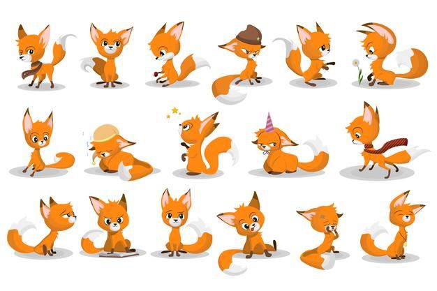 Картинки животных лиса для детей (15)