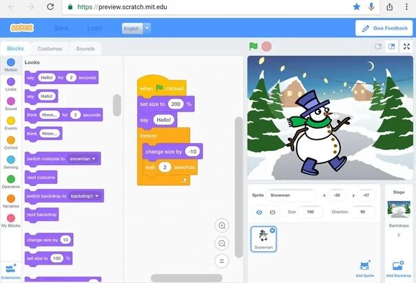 Scratch.mit.edu. Скретч мит Эду. Новогодняя открытка в скретч. Скретч МИД еду.