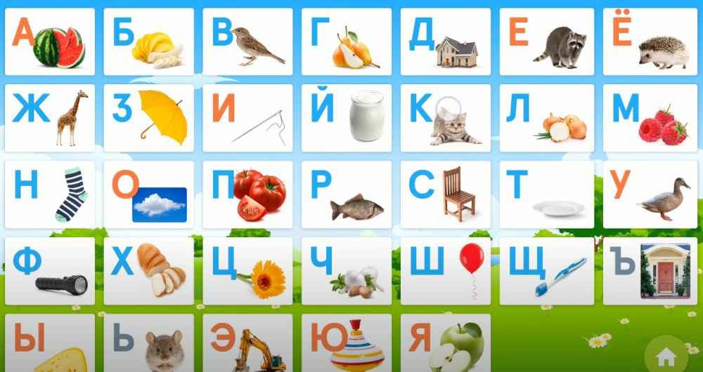 Буквы алфавита для детей   картинки для обучения 10