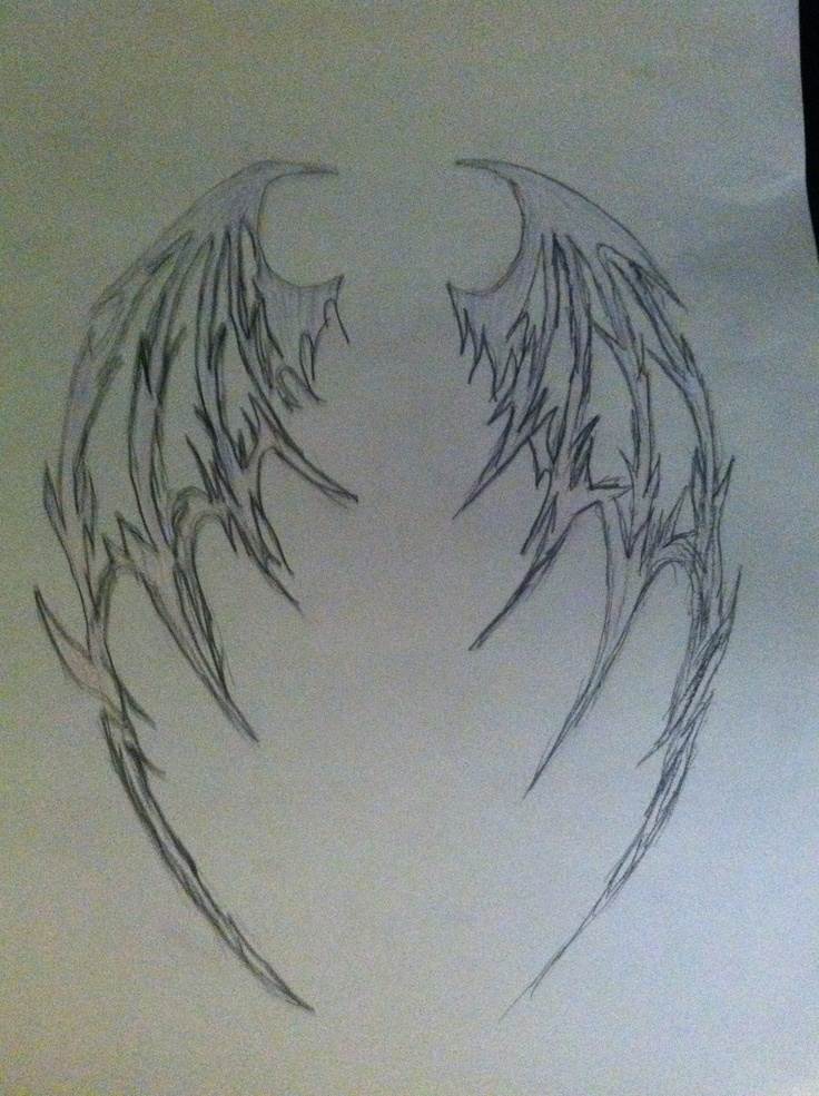 Картинки крылья демона и ангела 13