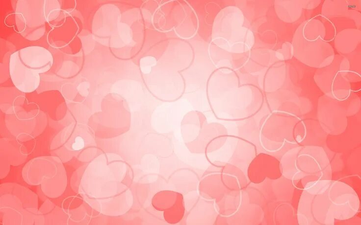 Нежный розовый фон с сердечками 8