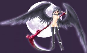 Аниме персонаж с крыльями   прикольные картинки 9