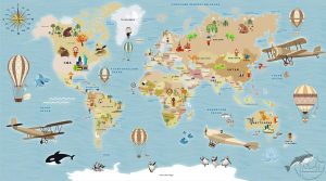 Карта мира с пингвинами   красивые картинки 9