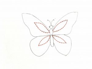 Рисунок бабочки карандашом   интересные картинки 9